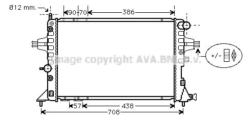 AVA QUALITY COOLING Радиатор, охлаждение двигателя OL2329